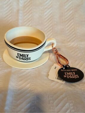 Bath & Body Works Emily in Paris White Teacup Hand Sanitizer Holder 3 Available